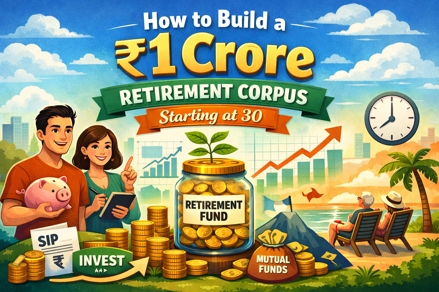 How to Build a ₹1 Crore Retirement Corpus Starting at 30