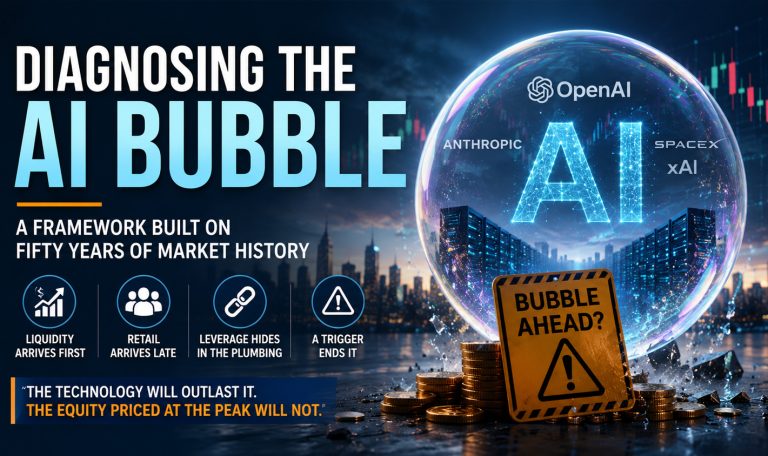 Diagnosing the AI Bubble – Framework Based on Fifty Years of Market History and Market Bubble Analysis.