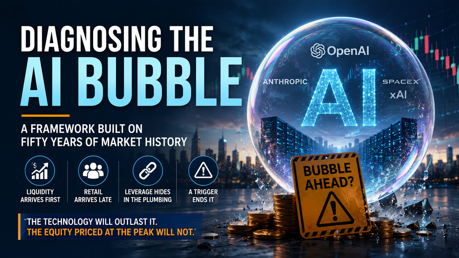 Diagnosing the AI Bubble – Framework Based on Fifty Years of Market History and Market Bubble Analysis.